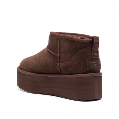 UGG Bota Con Plataforma Marrón