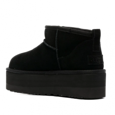 UGG Bota Con Plataforma Negra
