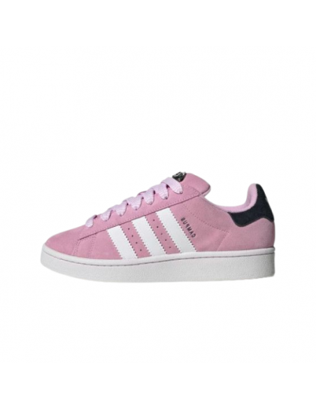 Adidas blancas y rosas best sale