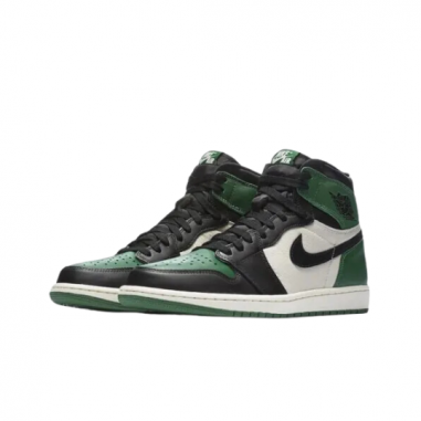 Nike Air Jordan 1 Verdes Negras Blancas