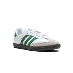 Adidas Samba Blancas y Verdes 2