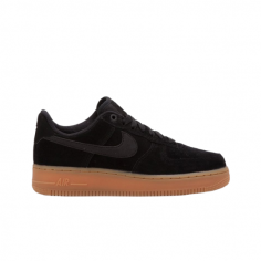 NIKE AIR FORCE ONE Black Suede