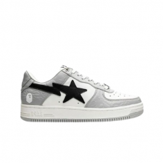 Bape STA Low White Grey