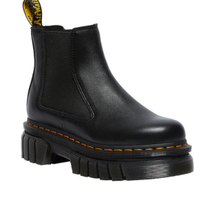 Dr.Martens Negras Con Plataforma Sin Cordones - imagen 2