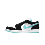 Nike Air Jordan 1 LOW Negras y Celeste - imagen 2