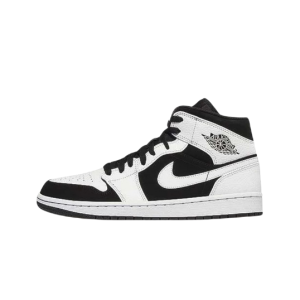 Nike Air Jordan 1 MID Blancas y Negras - imagen 2