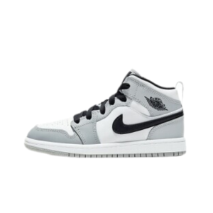 Nike Air Jordan 1 MID LIGHT SMOKE Grises - imagen 2