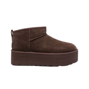 UGG Bota Con Plataforma Marrón