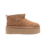 UGG Bota Con Plataforma Marrón