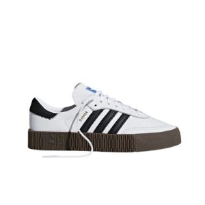Adidas Samba Plataforma Blancas y Negras - imagen 2