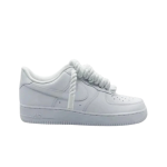 Nike AF1 Blancas Rope Laces White