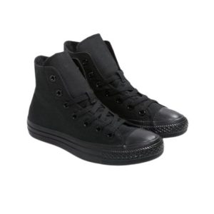 Converse All Star Negras Enteras Altas