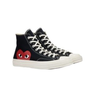 Converse x Comme des Garçons Negras Altas - imagen 2