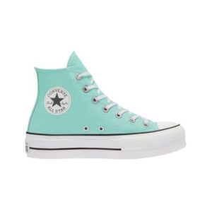 Converse All Star Plataforma Altas Verdes Fluor