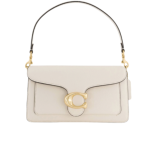 Bolso bandolera Coach studio baguette blanco