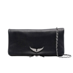 Bolso de hombro Zadig & Voltaire rock negro