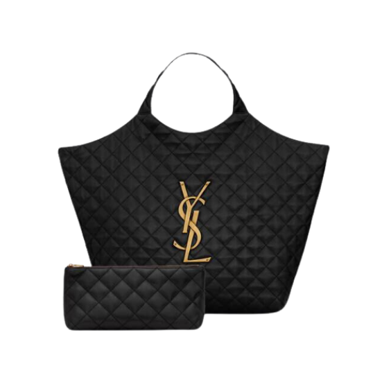 4744.png Bolso shopper Saint Laurent icare negro