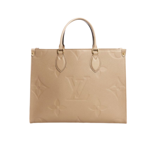 4745.png Bolso grande Louis Vuitton Onthego monograma beige