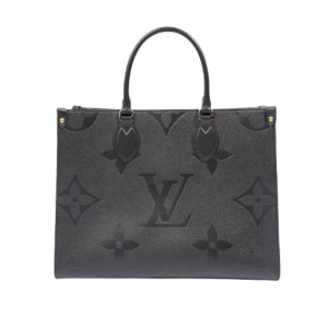 Bolso grande Louis Vuitton Onthego monograma negro