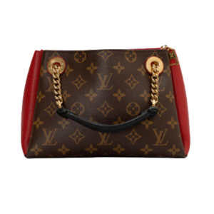 Bolso de hombro Louis Vuitton surene lona monogram bb rojo