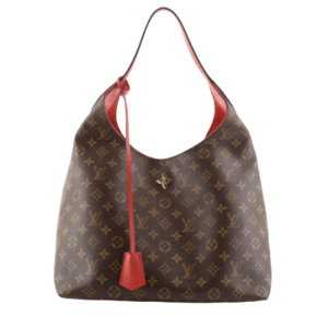 Bolso shopper Louis Vuitton hobo flower monogram rojo