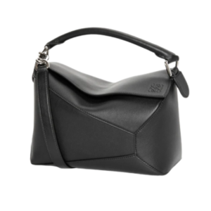 Bolso bandolera LOEWE puzzle edge de piel Negro