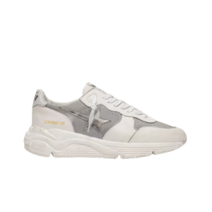 Golden Goose Running Sole Malla y Nobuk con Estrella Plateada