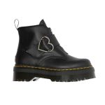 Dr. Martens Negra con Plataforma Corazón