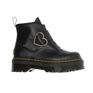 Dr. Martens Negra con Plataforma Corazón