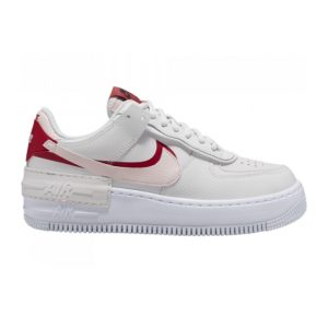 Nike Air Force One SHADOW Crema y Rojas